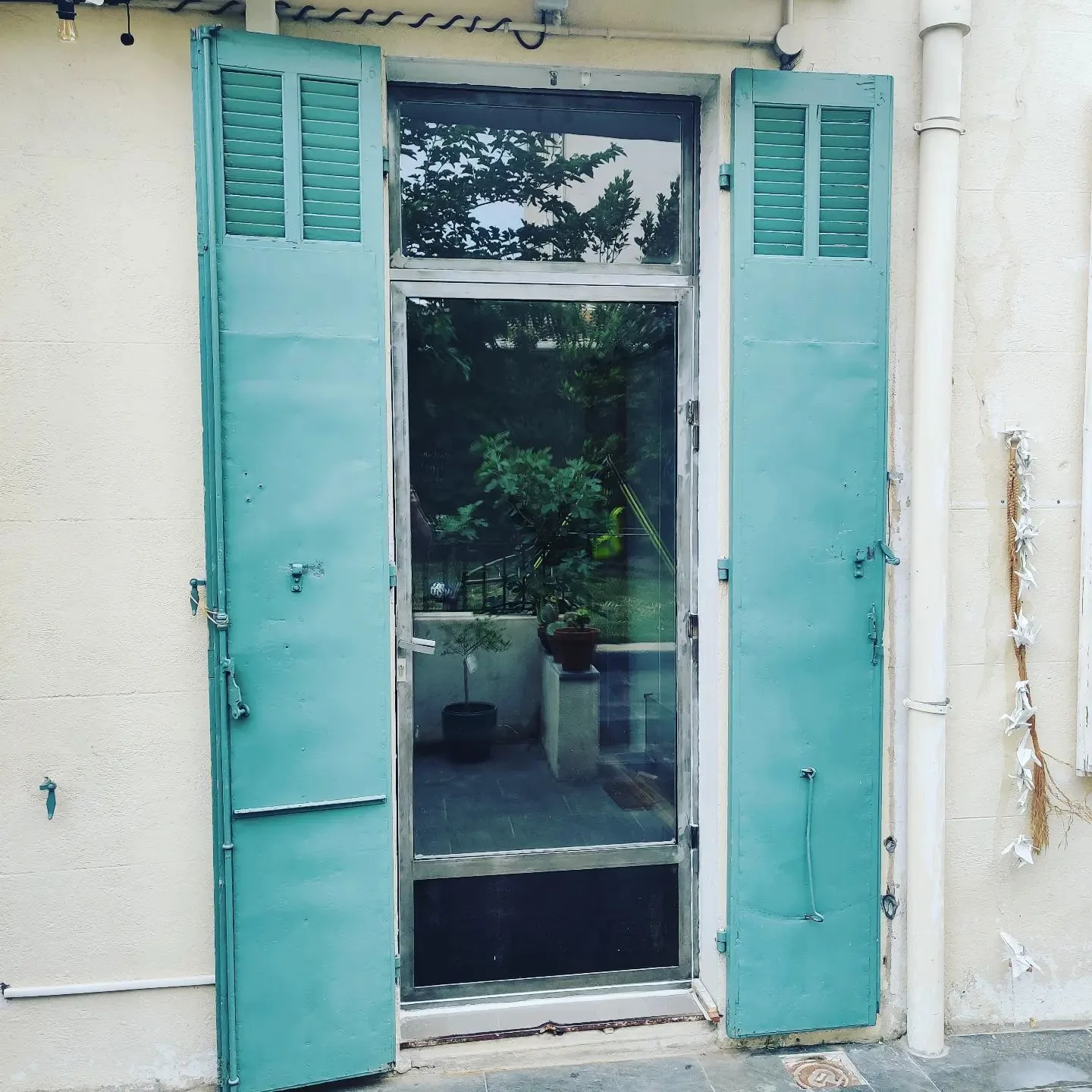 Porte vitrée d'entrée