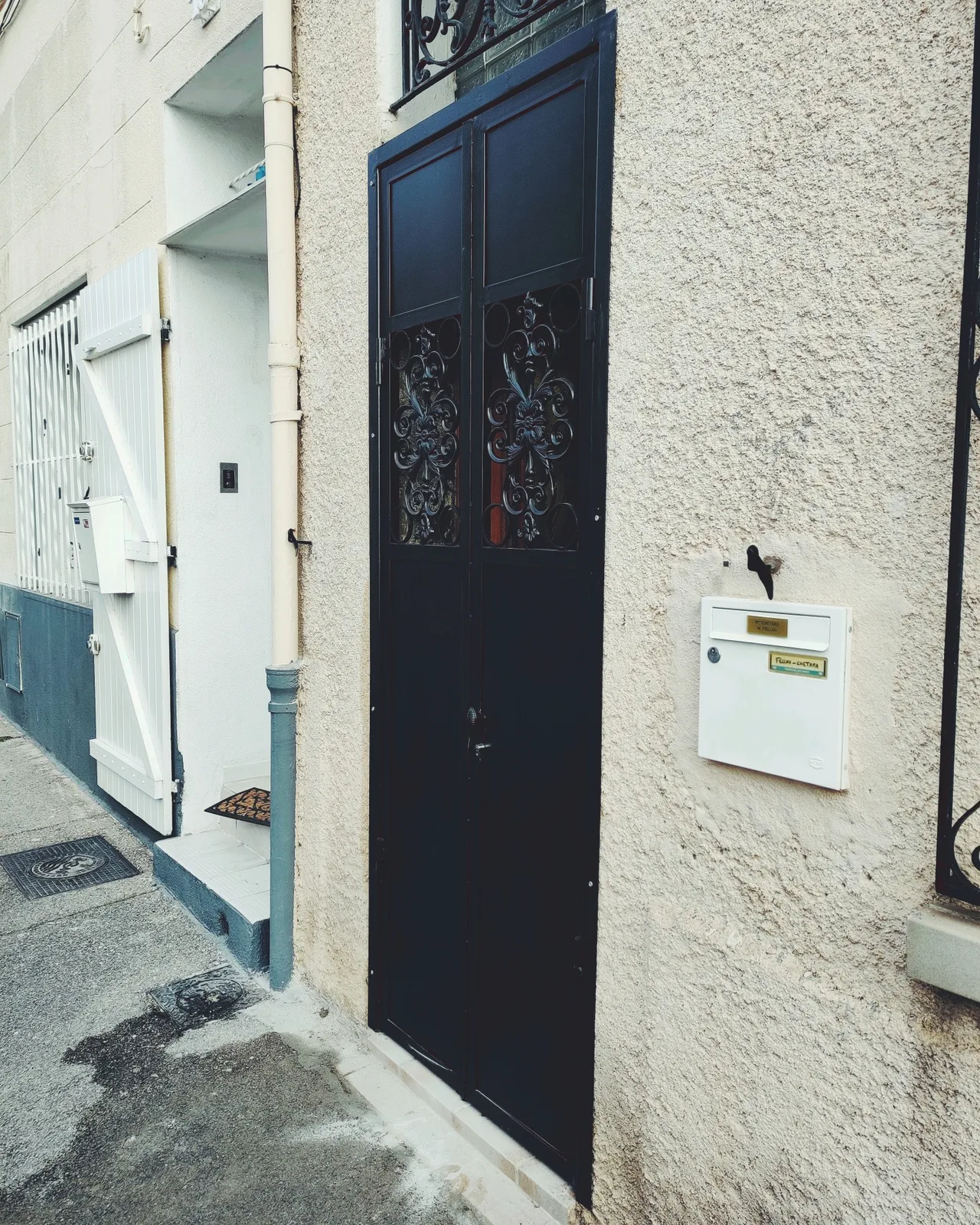 Contre-porte de sécurité, 1 ouvrant, 1 semi-fixe