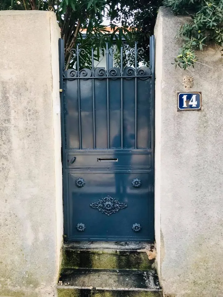 Portillon d'accès jardin